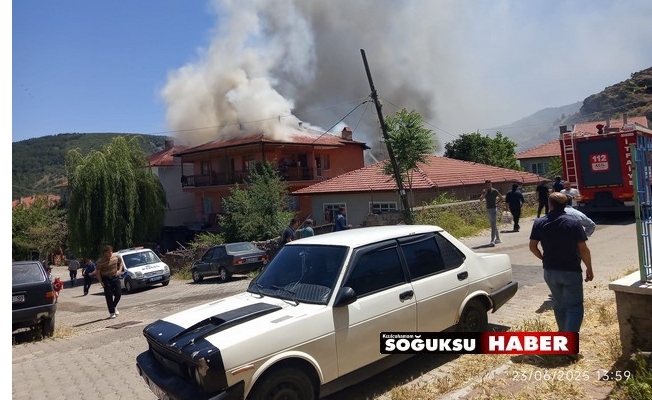 KARŞIYAKA MAHALLESİNDE KORKUTAN YANGIN