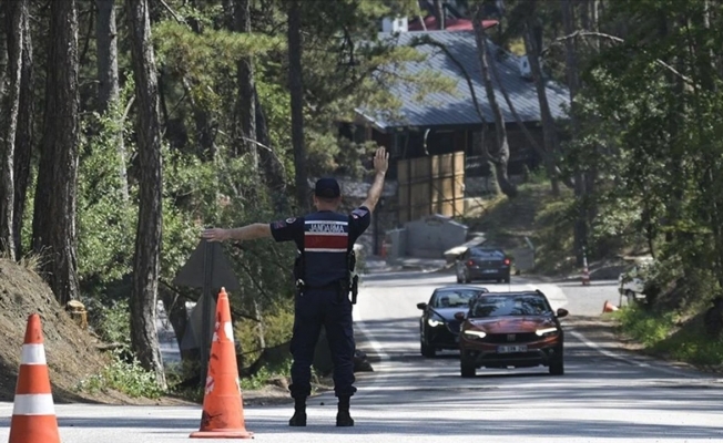 JANDARMA KIZILCAHAMAM ORMANLARINDA DENETİMDE