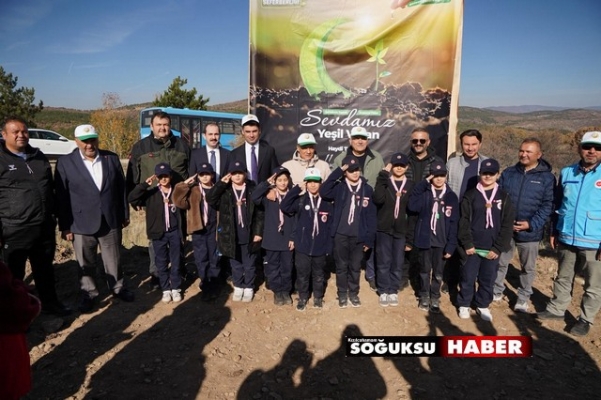 11 KASIM AĞAÇLANDIRMA BAYRAMI YAPILDI