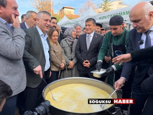 KIZILCAHAMAM'IN BEYAZ ALTIN HALKA TATDIRILDI