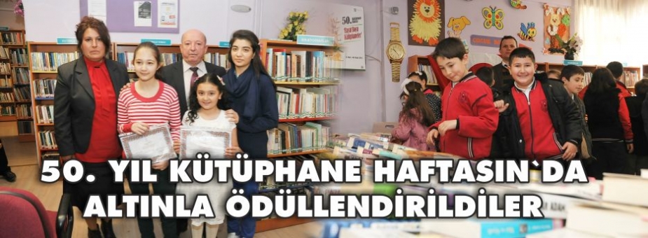 50.YIL ANISINA EN ÇOK OKUYAN'A ALTIN