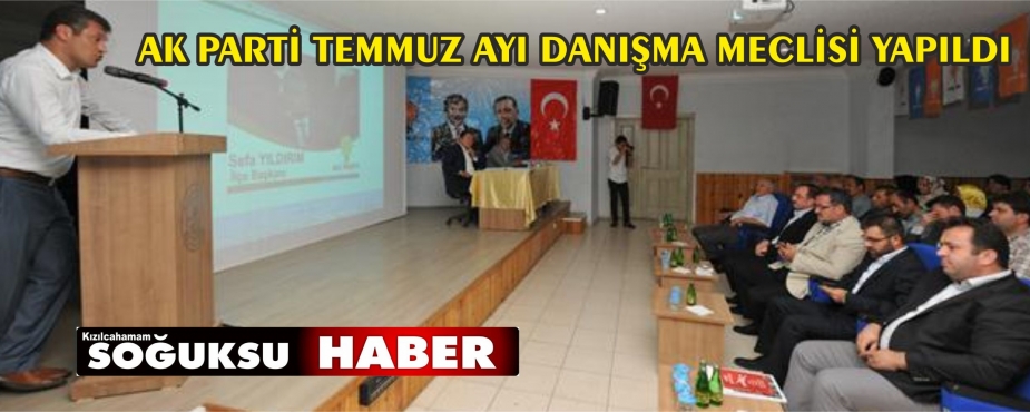 AK PARTİ DANIŞMA MECLİSİ YAPILDI