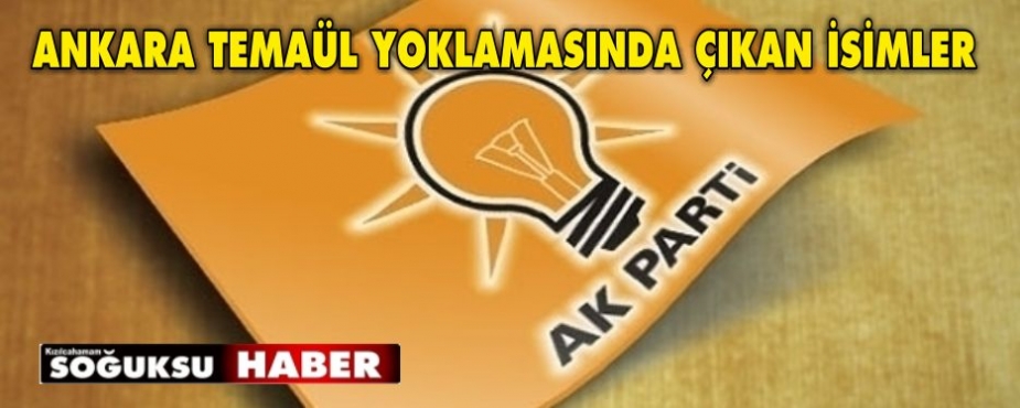 AK PARTİ NİN TEMAÜL SONUCLARI