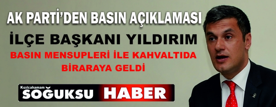 AK PARTİDEN BASIN AÇIKLAMASI