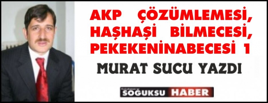 AKP ÇÖZÜMLEMESİ, HAŞHAŞİ BİLMECESİ, PEKEKENİNABECESİ 1