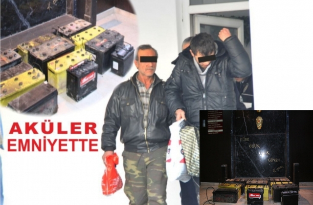 AKÜ HIRSIZLARI YAKAYI ELEVERDİ