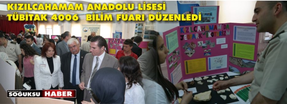 ANADOLU LİSESİ TÜBİTAK 4006  BİLİM FUARI DÜZENLEDİ