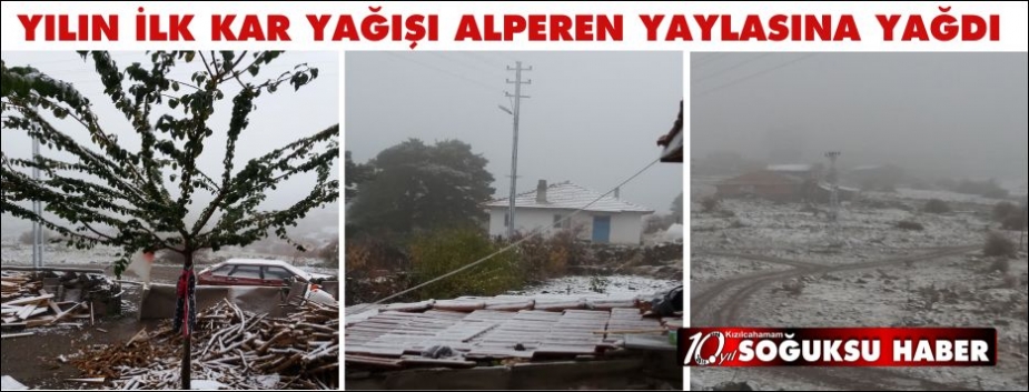  ANKARA’YA İLK KAR YAĞDI