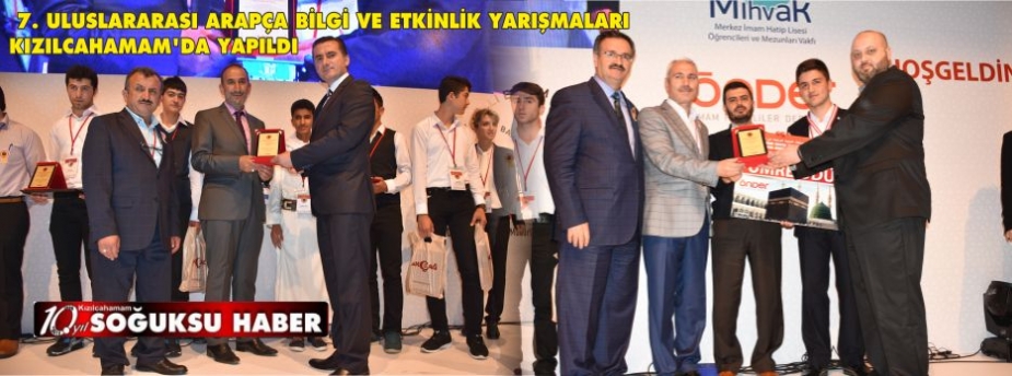 ARAPÇA BİLGİ VE ETKİNLİK YARIŞMALARI KIZILCAHAMAM'DA YAPILDI