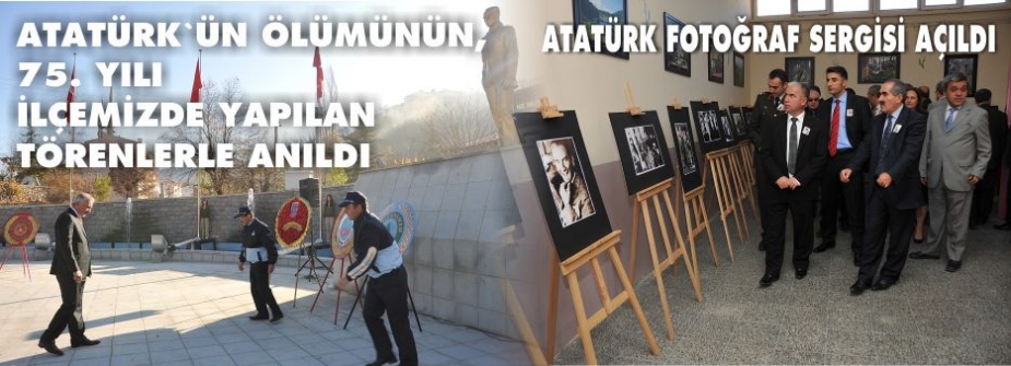 ATATÜRK ÖLÜMÜNÜN 75. YILI KIZILCAHAMAM'DA ANILDI