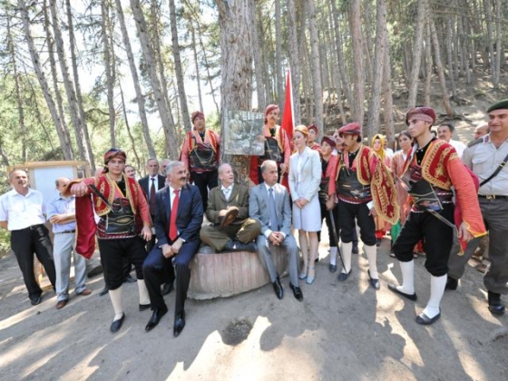 ATATÜRK'ÜN KIZILCAHAMAM'A GELİŞİ CANLANDIRILDI