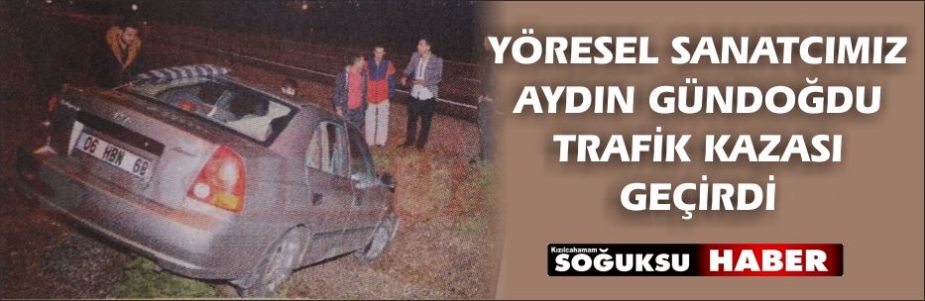 AYDIN GÜNDOĞDU TRAFİK KAZASI GEÇİRDİ