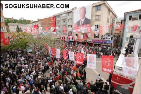 BAHÇELİ ŞEHİTLER ANITI AÇARAK HALKA SESLENDİ