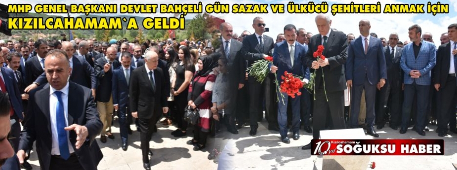 BAHÇELİ ÜLKÜCÜ ŞEHİTLER ANITINDA ANMA GÜNÜNE KATILDI