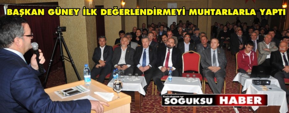 BAŞKAN GÜNEY BİR YILLI DEĞERLENDİRDİ