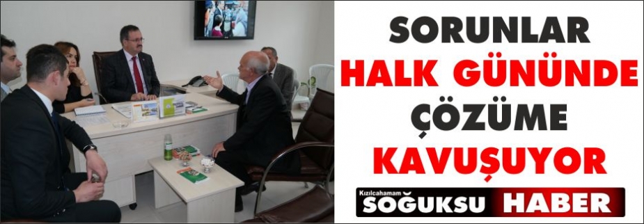 BAŞKAN GÜNEY VATANDAŞLA HALK GÜNÜNDE BULUŞTU