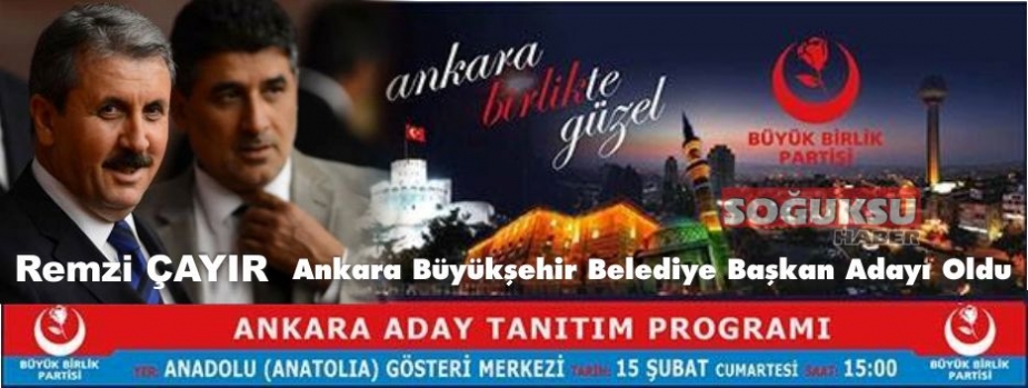 BBP'DEN ADAY TANITIM TÖRENİ