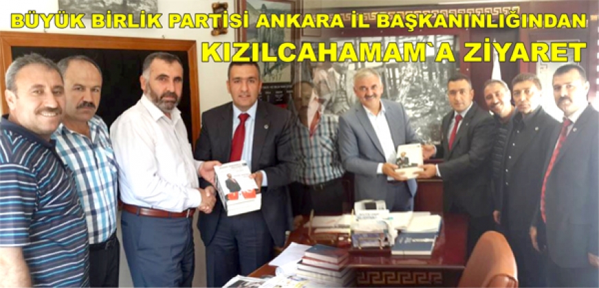 BBP'DEN KIZILCAHAMAM BELEDİYESİNE ZİYARET