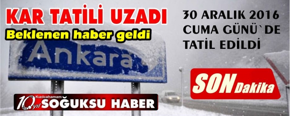 BEKLENEN HABER GELDİ