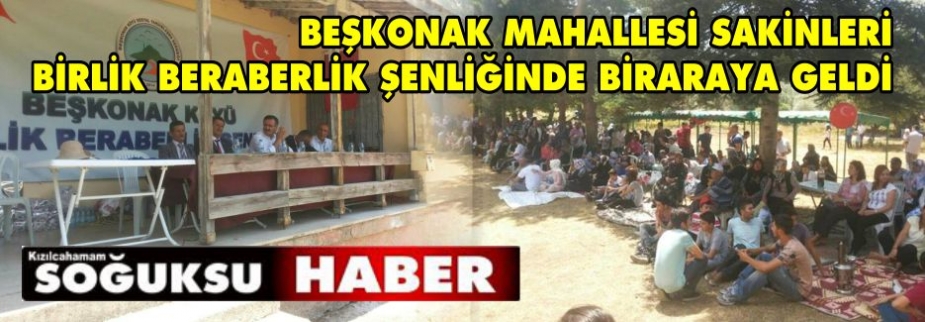 BEŞKONAK 6 MAHALLESİYLİLE BİRLİK BERABER İÇİNDE