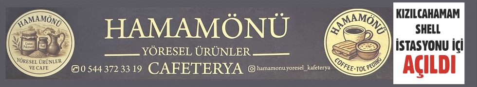 HAMAMÖNÜ YÖRESEL ÜRÜNLER VE CAFETERYA HİZMETE GİRDİ