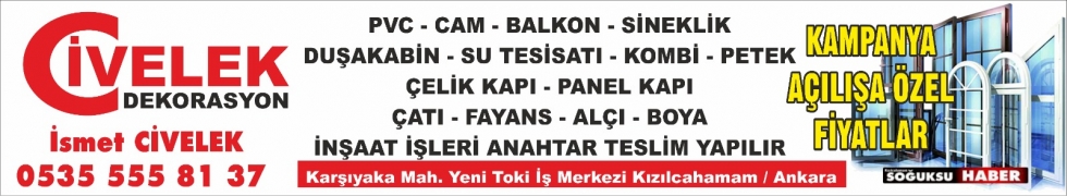 CİVELEK DEKORASYON AÇILDI