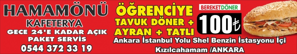 HAMAMÖNÜ YÖRESEL ÜRÜNLER VE KAFETERYA