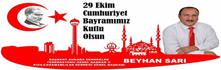 BEYHAN SARI'DAN CUMHURİYET BAYRAMI MESAJI