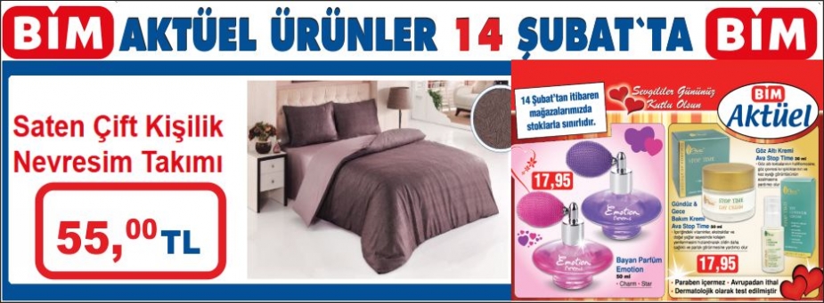 BİM AKTÜEL ÜRÜNLER SOĞUKSUHABERDE