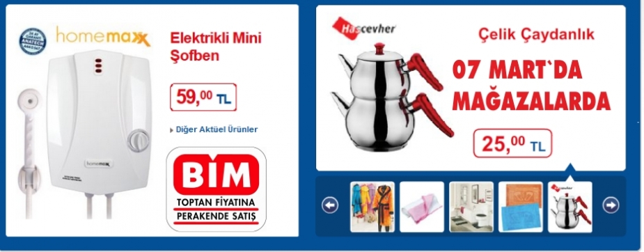 BİM'DE CUMA KAMPANYASINDA BAKIN NELAR VAR