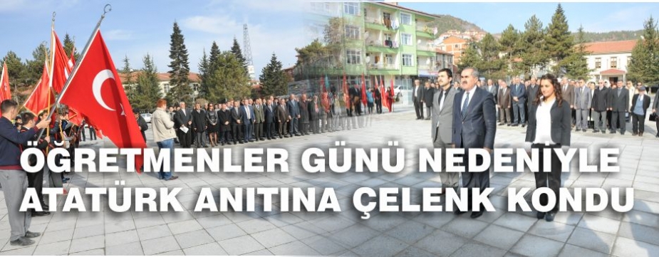 ÇELENK ÖĞRETMENLER İÇİN KONULDU