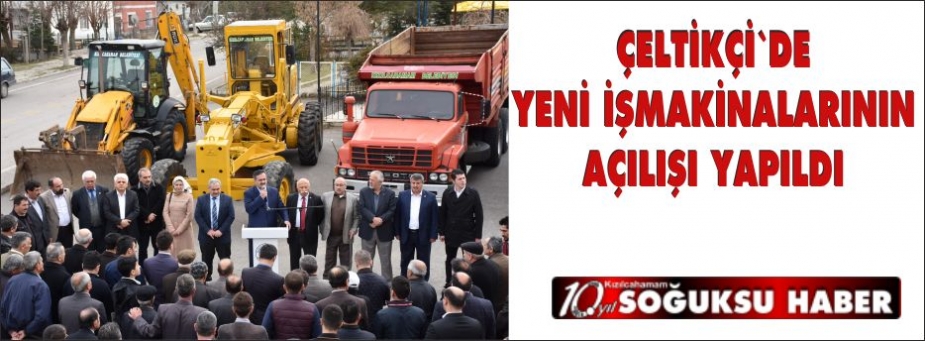 ÇELTİKÇİ'YE İŞ MAKİNASI