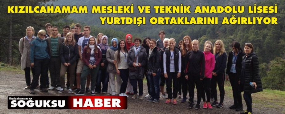 COMENİUS PROJESİ İÇİN 23 YABANCI ÖĞRENCİ KIZILCAHAMAM'DA