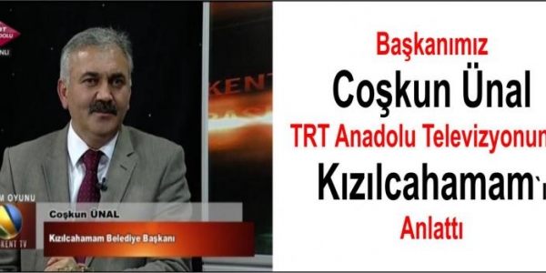 Coşkun Ünal TRT Anadolu Televizyonunda
