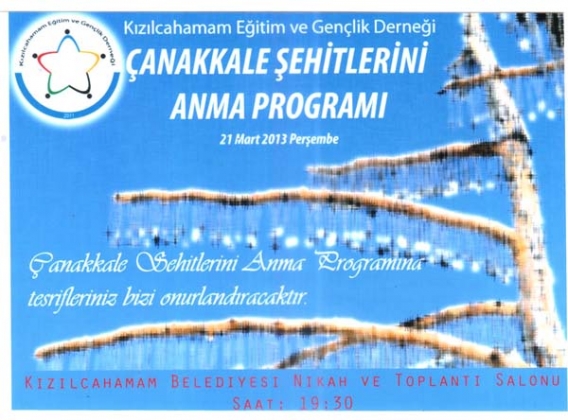 EĞİTİM VE GENÇLİK DERNEĞİNDEN PROGRAM