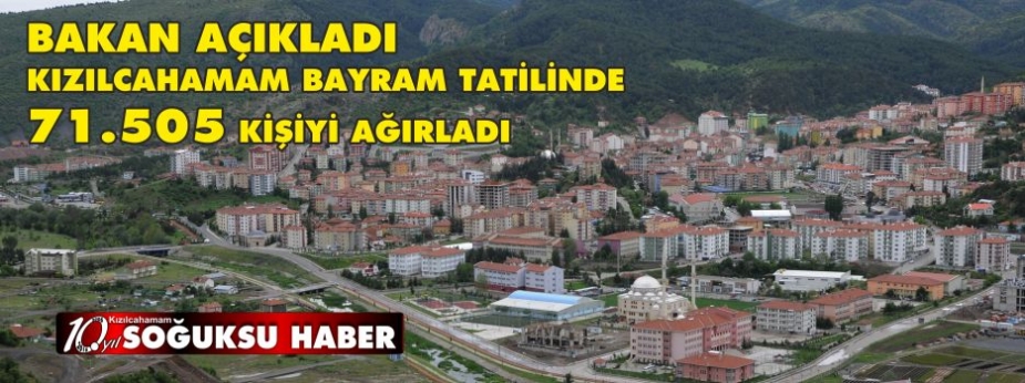 EN FAZLA ZİYARETÇİYİ KIZILCAHAMAM AĞIRLADI