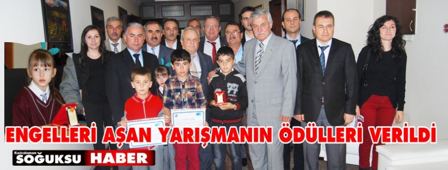 ENGELLERİ AŞAN YARIŞMANIN ÖDÜLLERİ VERİLDİ