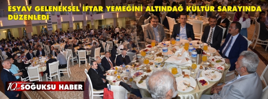  ESYAV DAN İFTAR YEMEĞİ