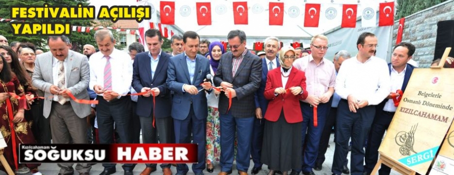 FESTİVALİN AÇILIŞI YAPILDI