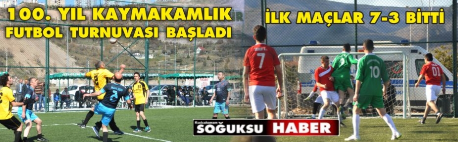 FUTBOL TURNUVASI BAŞLADI