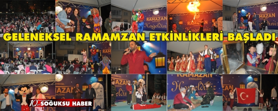 GELENEKSEL RAMAZAN ETKİNLİKLERİNE YOĞUN İLGİ