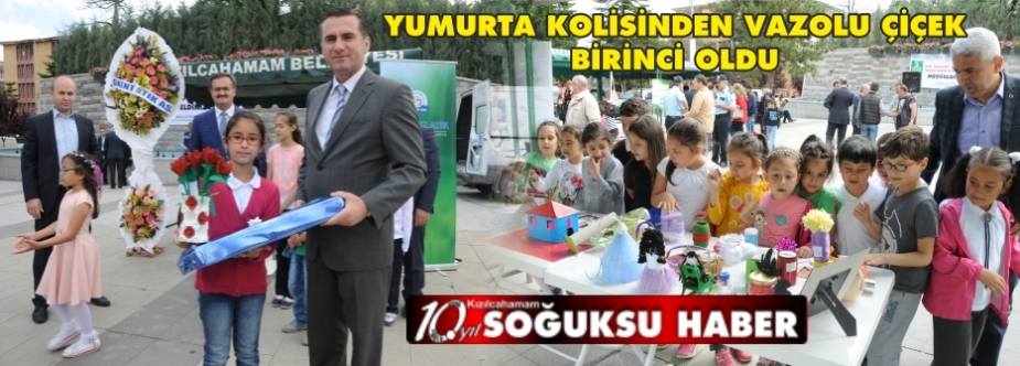 GERİ DÖNÜŞÜM YARIŞMASININ ÖDÜLLERİ VERİLDİ.