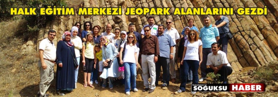 HALK EĞİTİM MERKEZİ JEOPARK TURUNDA