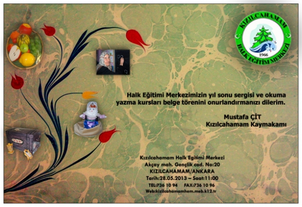 HALK EĞİTİM MERKEZİ SERGİSİNİ AÇIYOR