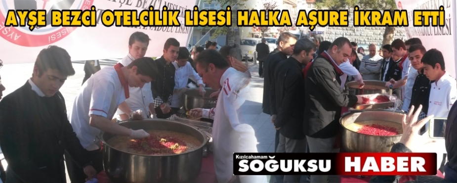 HALKA AŞURE İKRAM ETTİLER