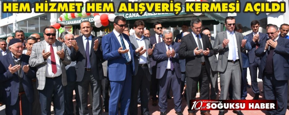 HEM HİZMET HEM ALIŞVERİŞ KERMESİ AÇILDI