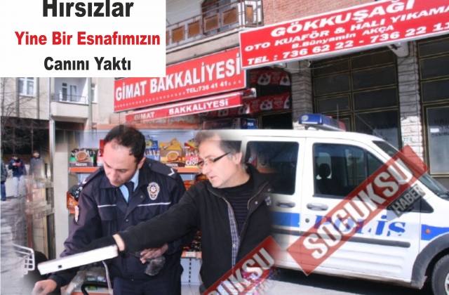 HIRSIZLAR YİNE SİGARA ÇALDI