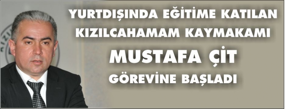 İLÇE KAYMAKAMI MUSTAFA ÇİT GÖREVE BAŞLADI