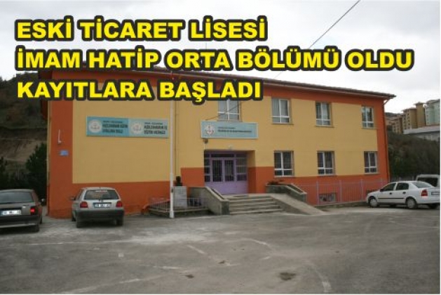 İMAM HATİP ORTA BÖLÜMÜNE KAYITLAR BAŞLADI