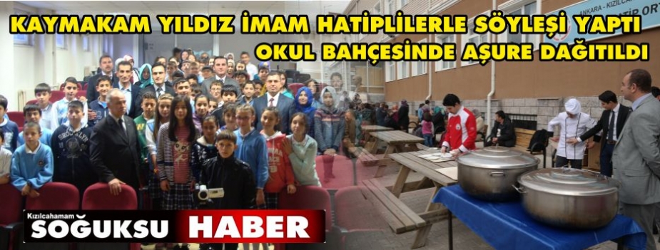 İMAM HATİP ORTA OKULUNDA AŞURE PROGRAMI